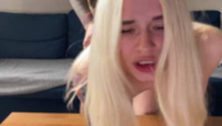 Wow! My brother's wife straddles my dick.