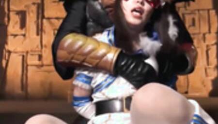 GHOV-57 Beautiful Witch Girl Fontaine -Trifled Justice