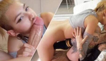 Trio Parte 1 : Hayamos a Mi Amiga Tocandose mientras Nos Ve Cojer - Meg Vicious - Blaze Rager - BBT