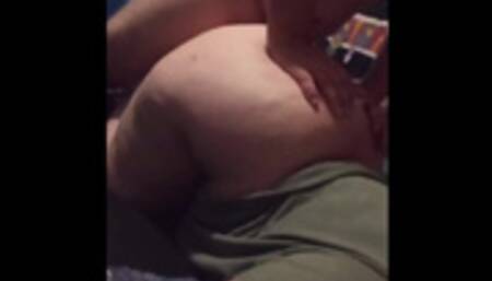 I let my biggest fan have sex with me. He fucked me so good and creampied me again. He loves my ass