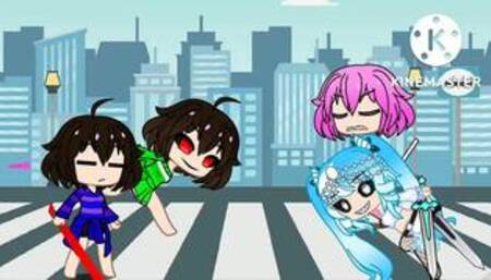 Chara and Frisk fucks Betty and Anna