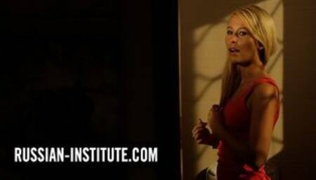 Blonde hottie Lola Reve seduces the caretaker