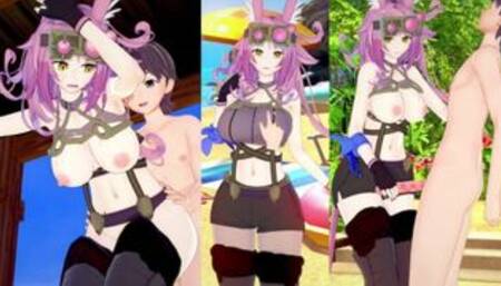 【エロゲーコイカツ！】遊戯王 鉄獣戦線 徒花のフェリジット3DCG巨乳アニメ動画[Hentai Game Koikatsu!sunshine YuGiOh! Tri-Brigade Ferrijit]
