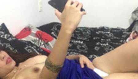 my fucking boyfriend stood me up so I sent a video to his friend and he's coming home