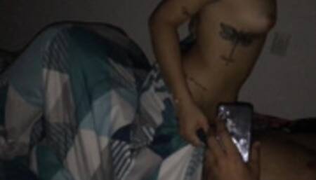 I'm watching movies with my boyfriend and I start to suck him