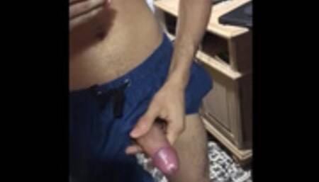 Jalándomela frente al espejo