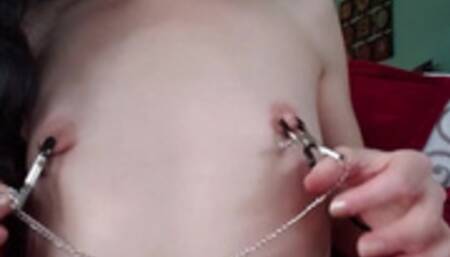 Nerdy Faery Nipple Play