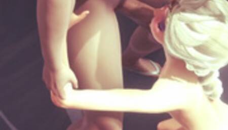 Frozen Hentai - POV Observe at first glance how Elsa sucks and fucks