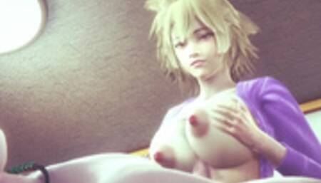 Boku No Hero Futanari Hentai - Mitsuki Futanari, boobjob and blowjob