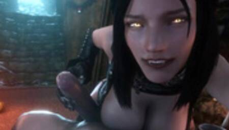 Serana Skyrim handjob (noname55)