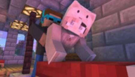 Porn in Minecraft sex in Olivia's Apartment