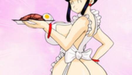 Kamesutra DBZ Erogame 26 Cumming while cooking