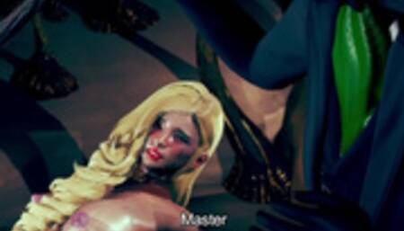 Female knight lose to monster ork - episode.19