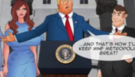 Presidential Treatment pt. 1 - Mayor Fucks Donald Trump's Wife