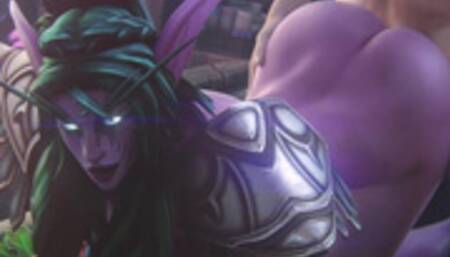 Tyrande Whisperwind big ass fuck - Warcraft (Fpsblyck)