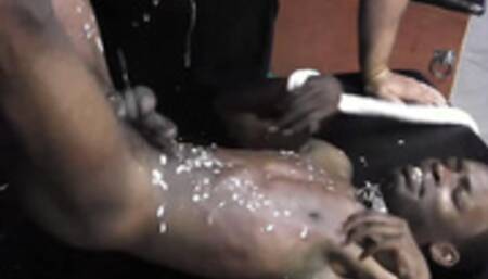 Ty is bound and tormented with electrostimulation