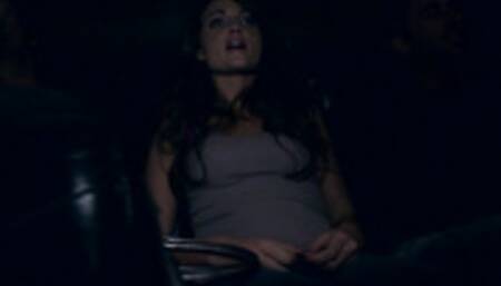 GF bound and dp fucked in woods