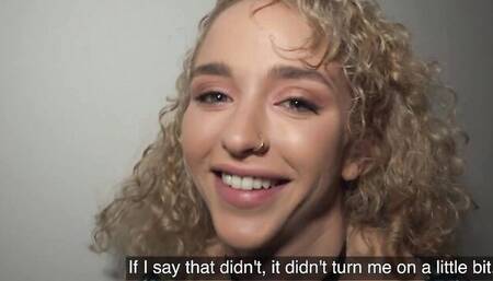 Czech blonde chick agrees to fuck on the camera for some cash