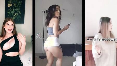 Marvelous tiktok girls are dancing and cock-teasing in this compilation