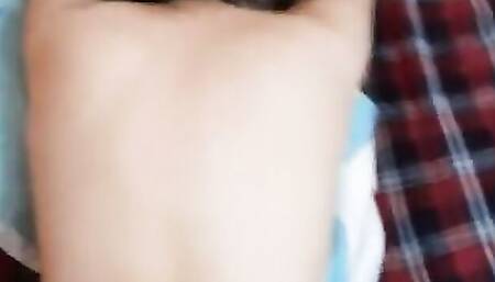 Bootylicious amateur MILF is filmed from behind while taking cock