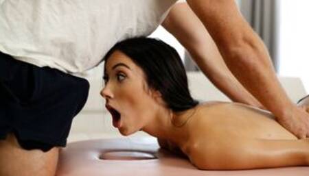 Sporty miniature teen with small tits Jazmin Luv fucked in the missionary pose