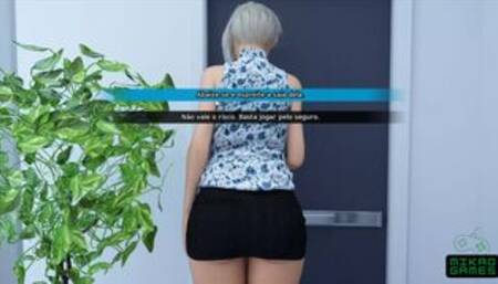 [Gameplay] Milfy city ep 34 Conhecendo a secretaria gostosa Zuri