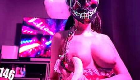 Sexy Asian Twitch Streamer Flashing Her Boobs In her outfit #146