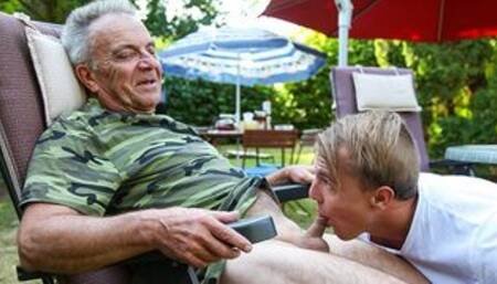 82 yo grandpa fucked by horny stud