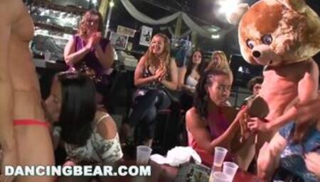 Real Women, Real Horny, Sucking Big Dicks in a CFNM Party