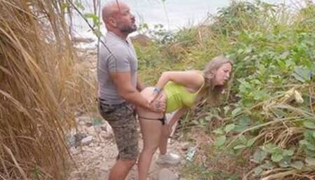 Homeless fucking on the beach