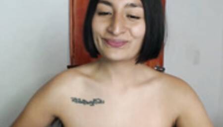 Webcam Babe With Hairy Asshole and Creamy Pussy