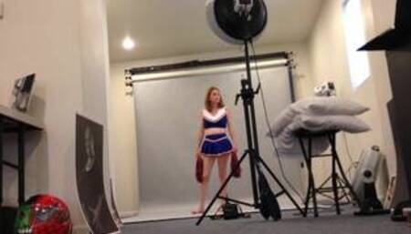 Amanda Boudoir Cheerleader Vid