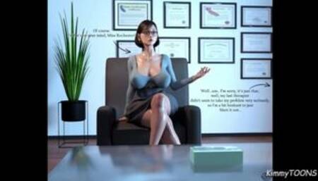 Addiction Therapy pt. 5 - Futanari Doctor Struggles to hide her arousal from her Nympho Patient