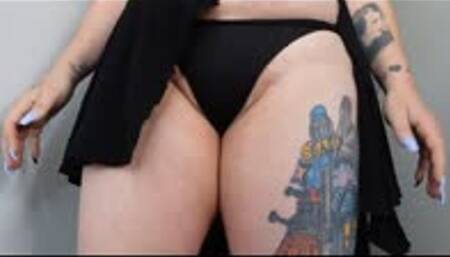 Bitchy Stepsis Grows from Magic Ring! Black Dress Destruction and Panties shrink! But she ends up being Strong and in control MP4 640