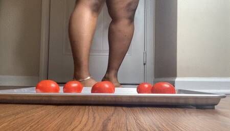Squishing Tomatoes