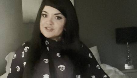 Your roommate catches you in her underwear