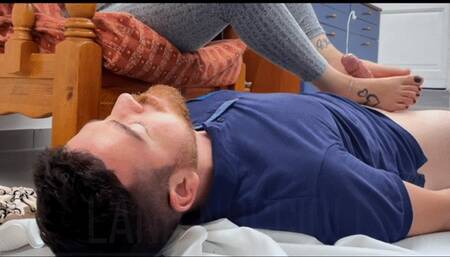 LANA NOCCIOLI The Wicked Mistress - Soles on Face HANDJOB After a Punishment Foot Worship