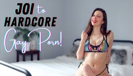 JOI to Hardcore GAY Porn!