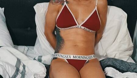 Waking up and tied up