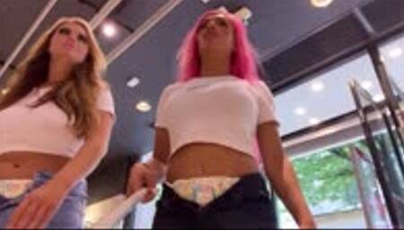 Georgina Phillips + Jezebel Jones wear nappies in Public! | (June 2022)