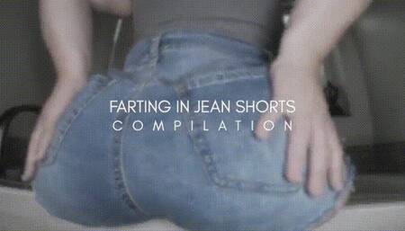 FARTING IN JEAN SHORTS FART COMPILATION