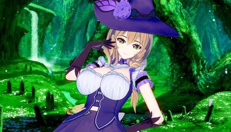 Genshin Impact: BUSTY WITCH LISA NEEDS CUM (3D Hentai)