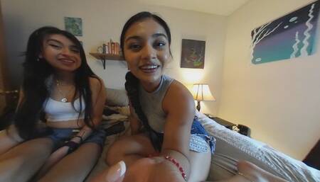 Chia And Kalila Giantess Double Trouble - VR360