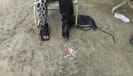 Dakota Crushing Cigarette Butts