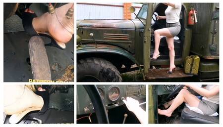 EXCLUSIVE PREMIERE: EMILY REVS BRUTALLY OLD TRUCK