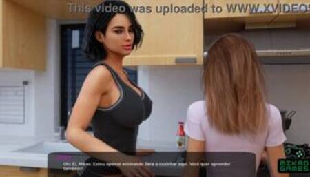 [Gameplay] Milfy City ep 38 Madrasta deixou olhar a Calcinha de Sara