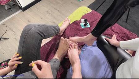 Amazing! BJ15 2-Party We continue to humiliate and torment the fucked up slave [WMV]