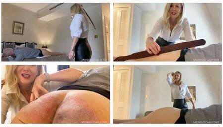 A Strapping On The Bed