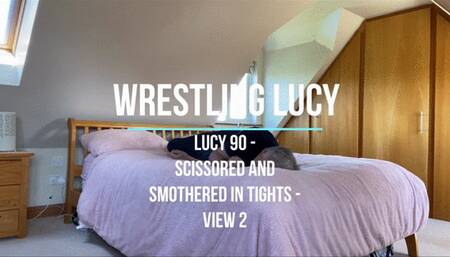 Lucy 90 - Scissored and Smothered in Tights - View 2