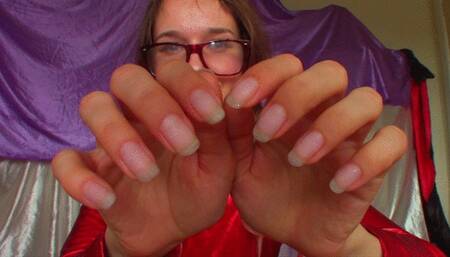 Worship Natural Long Scratchy Nails (mkv)